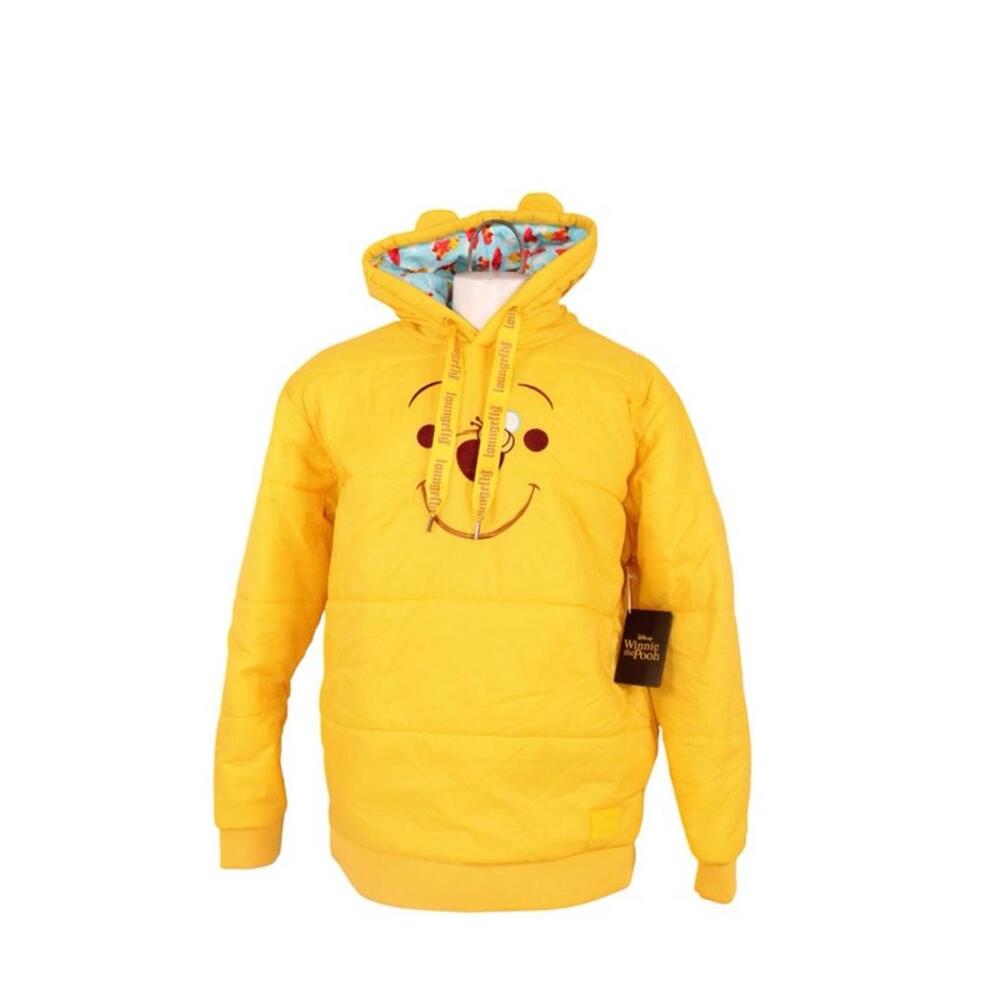 Disney Loungefly Winnie The Pooh Puffer Hoodie Size Medium NWT - Picture 12 of 13
